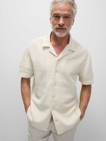 Marks & Spencer Shirt in Beige: front