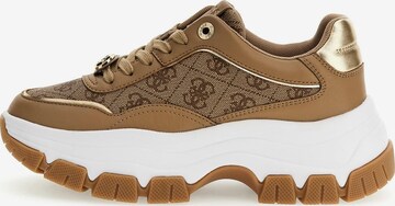 GUESS Sneakers in Brown: front