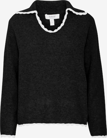 b.young Sweater 'Ninna' in Black: front