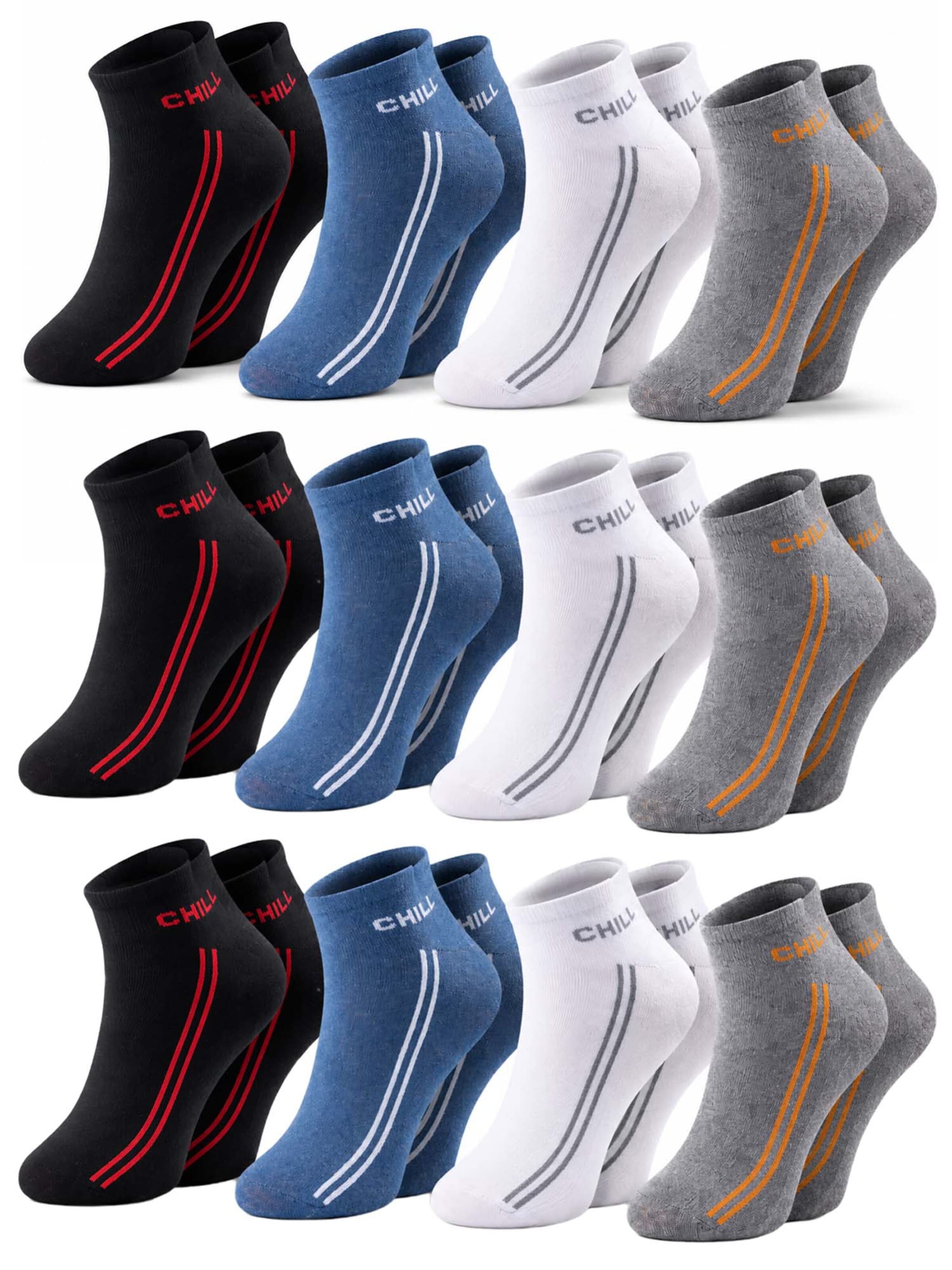 Chili Lifestyle Soccer Socks 'Sport Sneaker Athletic Socks in Multicolor' in Mixed colors: front