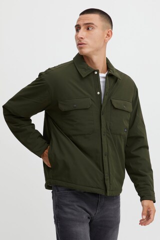 BLEND Between-Season Jacket 'Outerwear' in Green: front