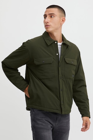 BLEND Tussenjas 'Outerwear' in Groen: voorkant