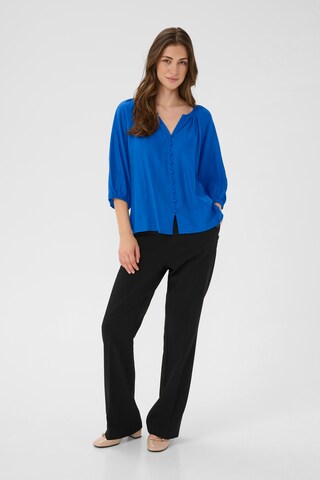 Cream Bluse 'Stella' i blå