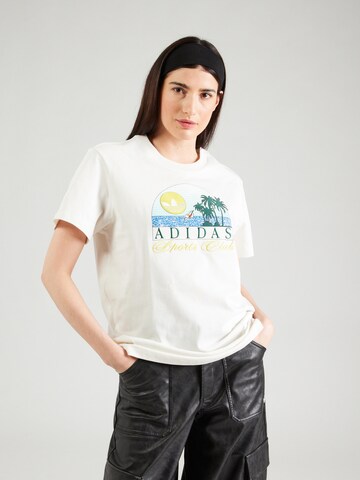 ADIDAS ORIGINALS - Camiseta 'ISLAND CLUB' en blanco: frente
