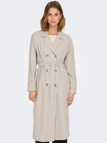 JDY Between-Seasons Coat 'Panther' in Grey: front