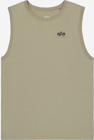 ALPHA INDUSTRIES - Camiseta en verde: frente