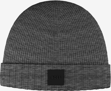 BOSS Mütze 'Flavio' in Grau: Vorderseite