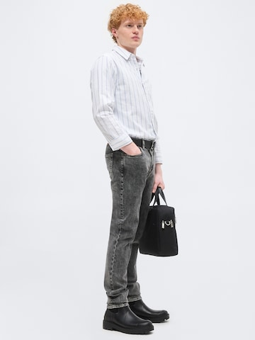 Calvin Klein Jeans Liibuv Teksapüksid, värv hall