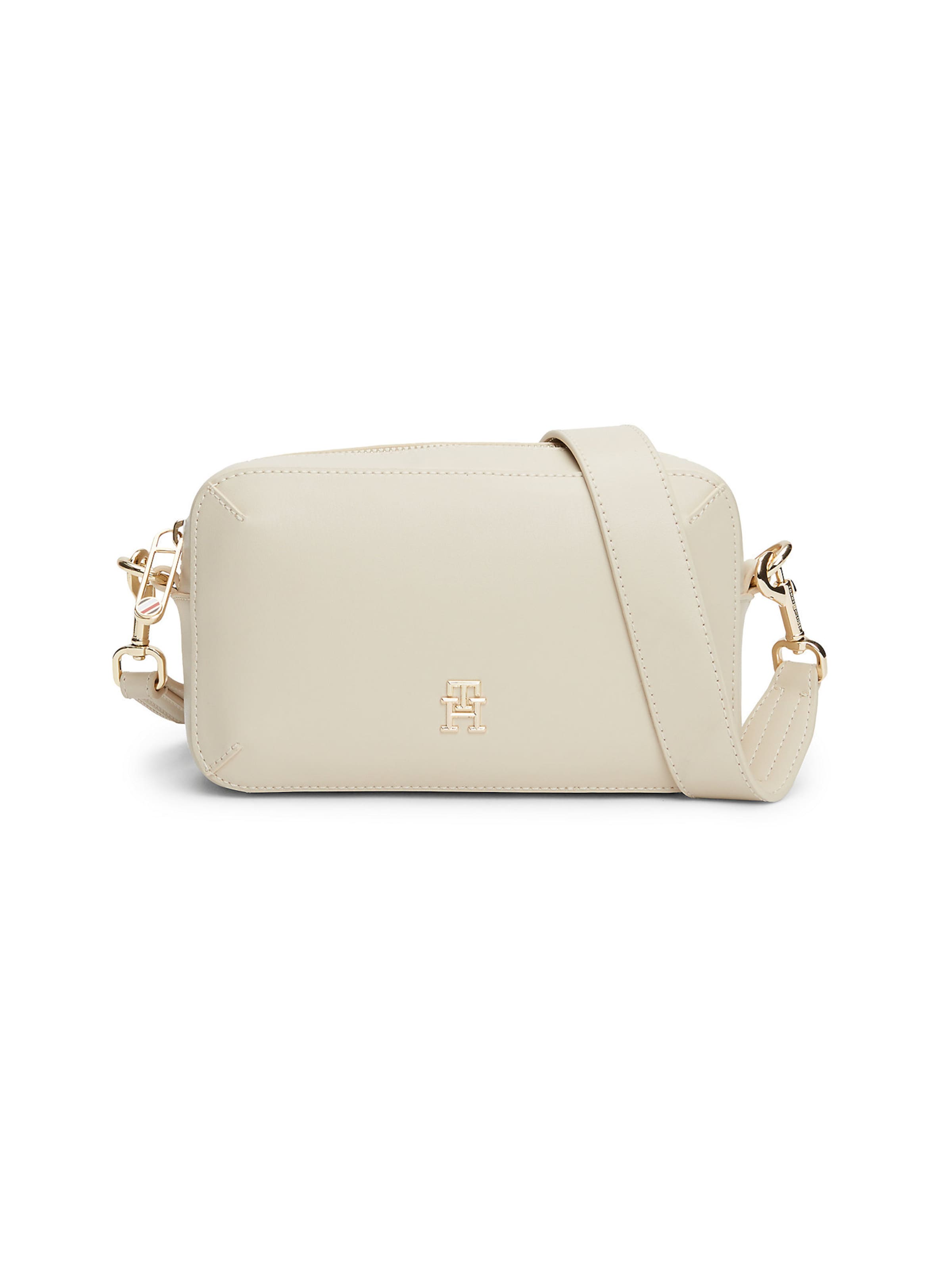 TOMMY HILFIGER Umhängetasche 'Chic' in Beige: Vorderseite