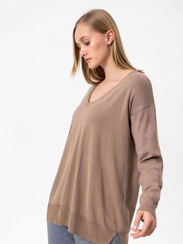 Pull-over 'LOLY' Anou Anou en marron