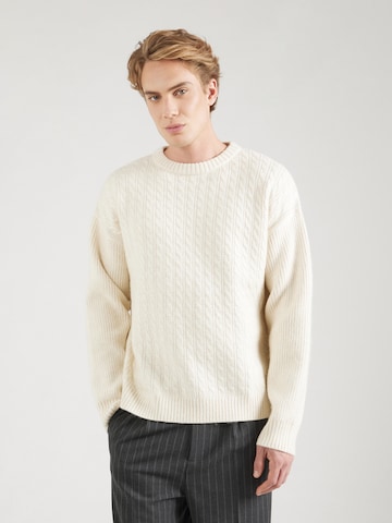 Pull-over TRAPP en beige : devant