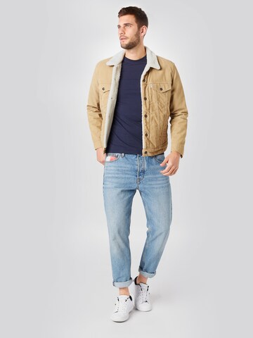 zils Tommy Jeans Standarta piegriezums T-Krekls