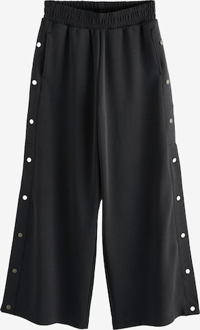 NextWide Leg/ Široke nogavice Hlače - crna boja: prednji dio