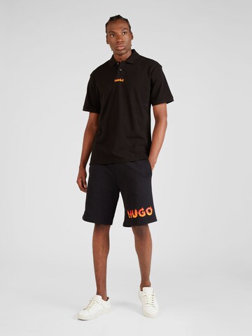 HUGO T-shirt 'Dalio' i svart