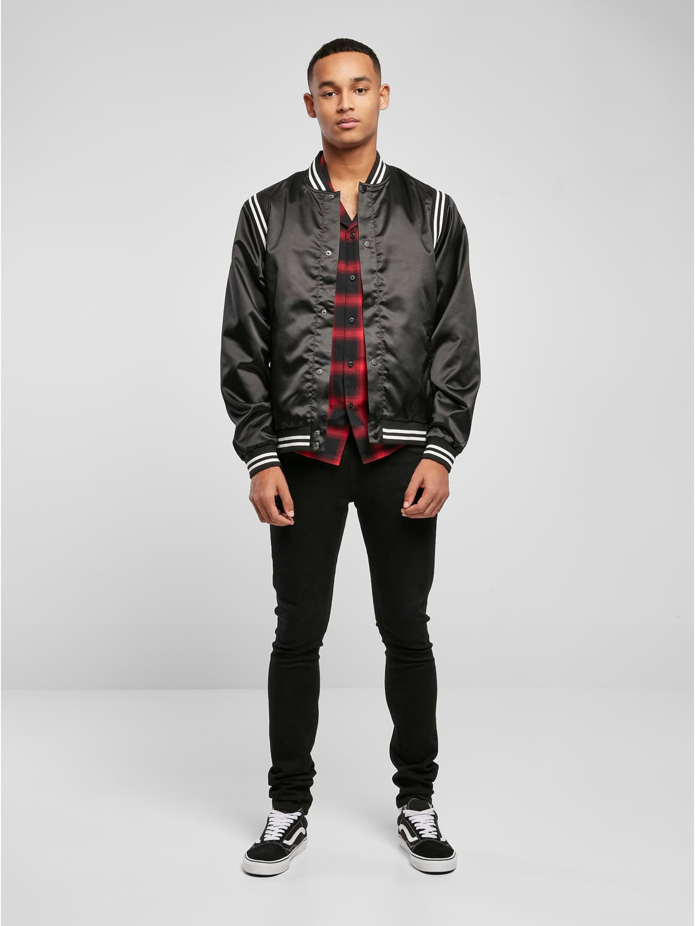 Urban classics top varsity jacket
