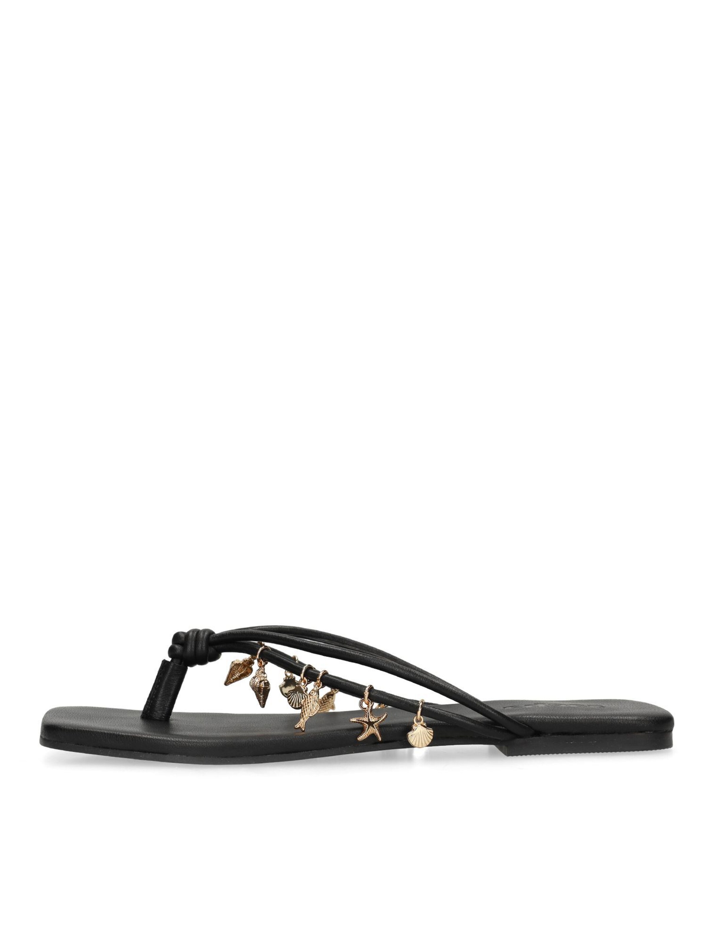 Tongs SACHA en noir
