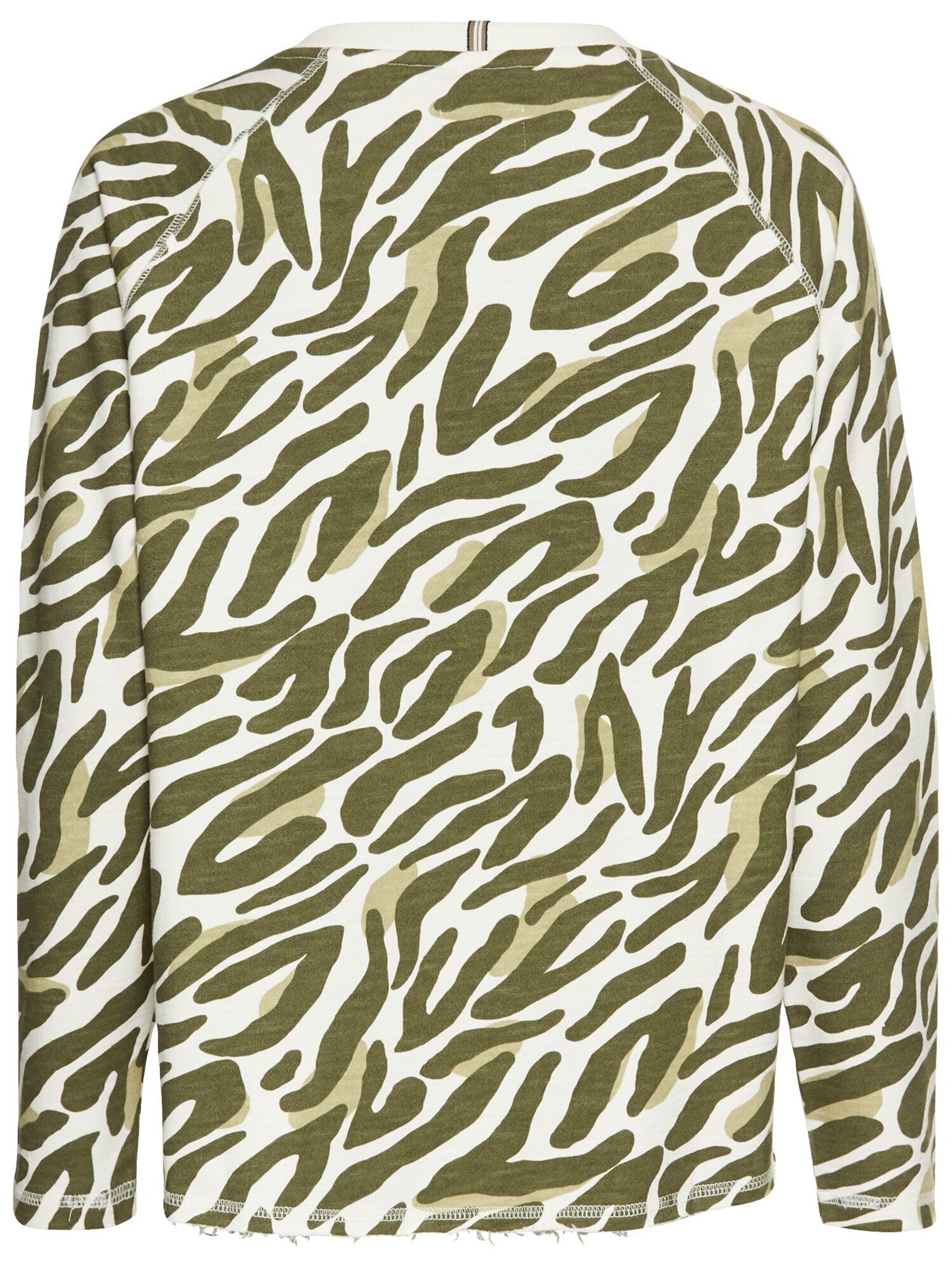 CAMEL ACTIVE Sweatshirt mit Allover-Print in Grün