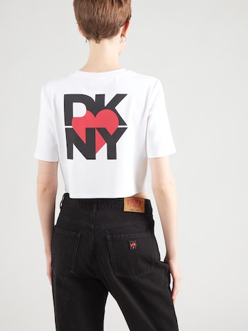 DKNY Shirt in Wit: voorkant