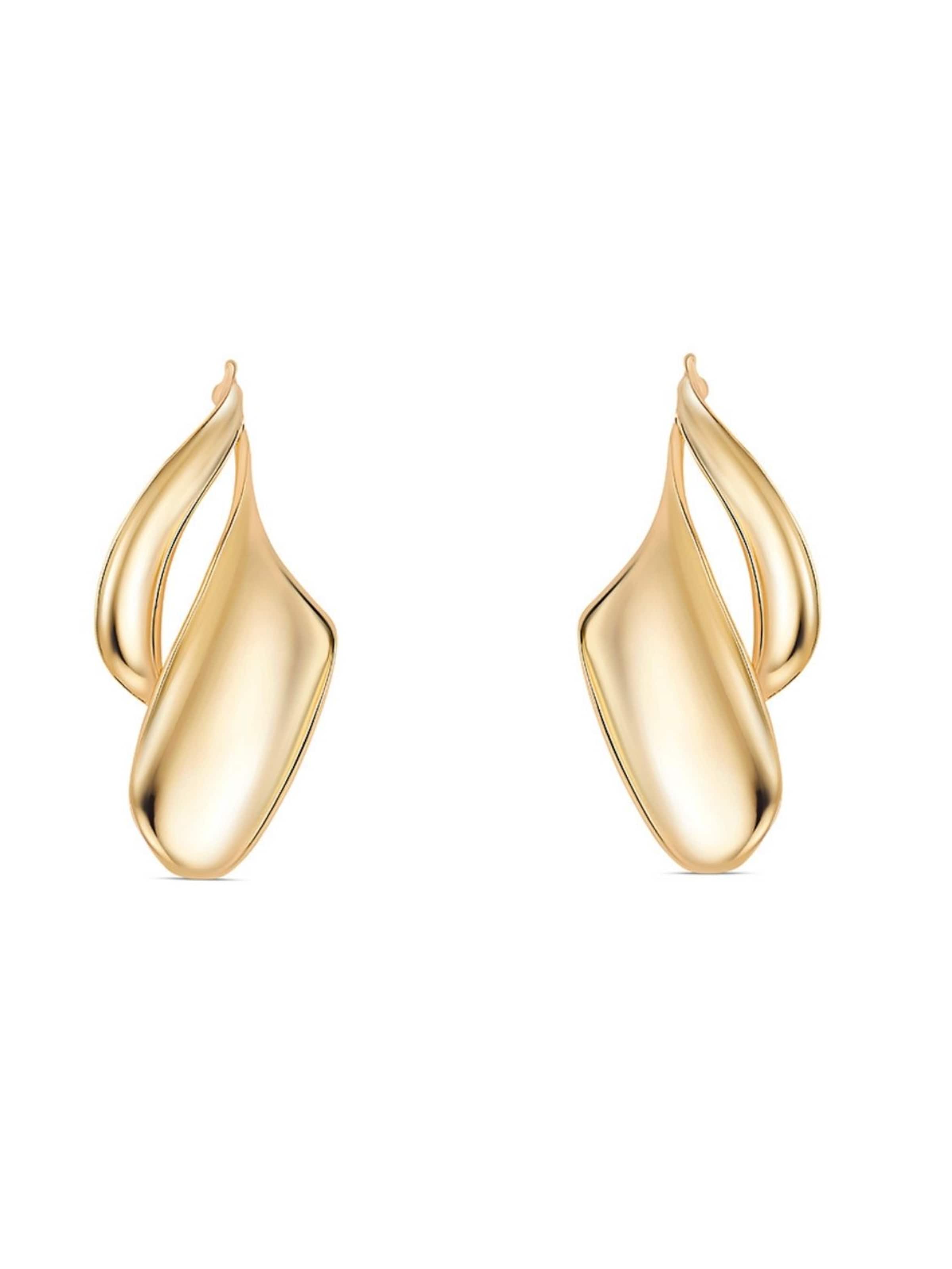Boucles d'oreilles 'Valentina Earrings' Club Manhattan en or : devant