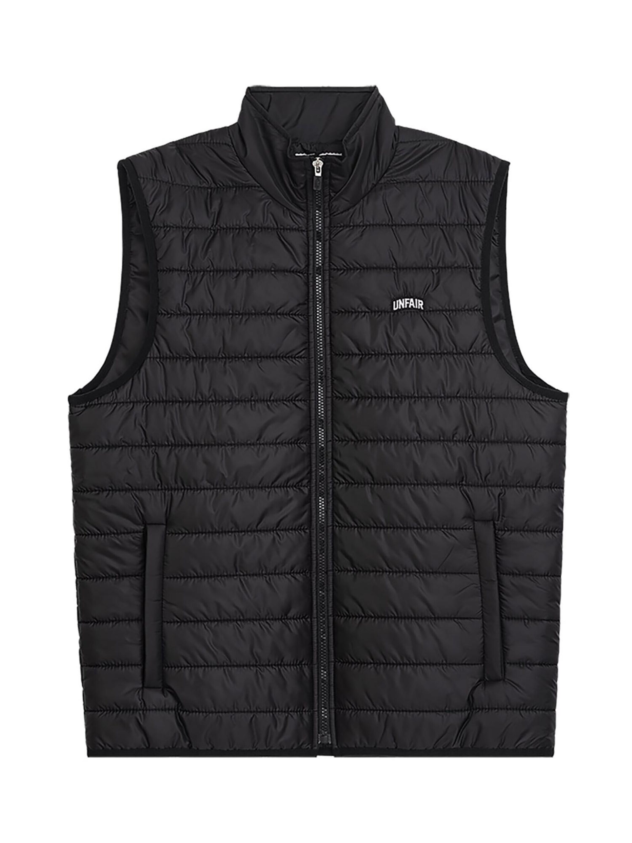 Gilet 'Curved' di Unfair Athletics in nero: frontale