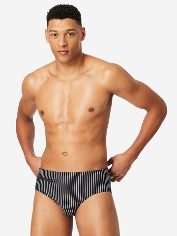 SCHIESSER Badehose ' Ocean Swim ' in Schwarz