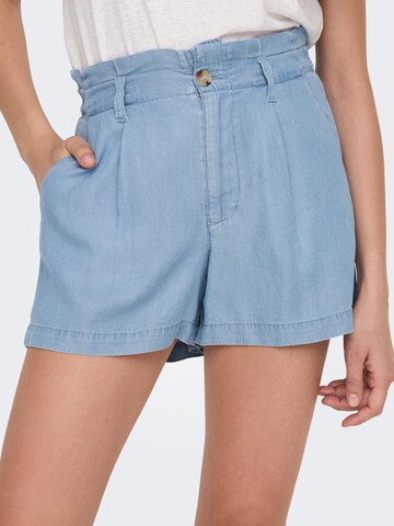 JDY Regular Shorts 'ZELDA' in Blau