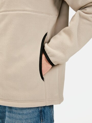 CAMEL ACTIVE Fleecejacke mit Stehkragen in Beige