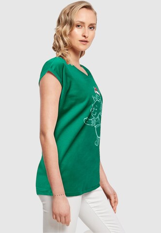 ABSOLUTE CULT Shirt 'Winnie The Pooh - Piglet Christmas' in Green