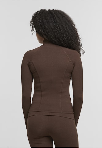 DEF Sportief sweatvest in Bruin