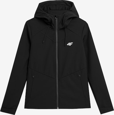 4F Športna jakna | črna / bela barva, Prikaz izdelka