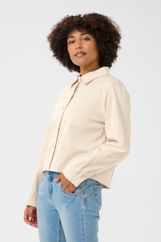 Chemisier 'Lorraine ' Cream en beige : devant