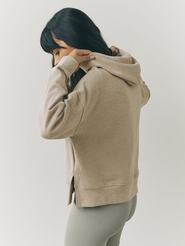Next Pullover i overstørrelse i beige