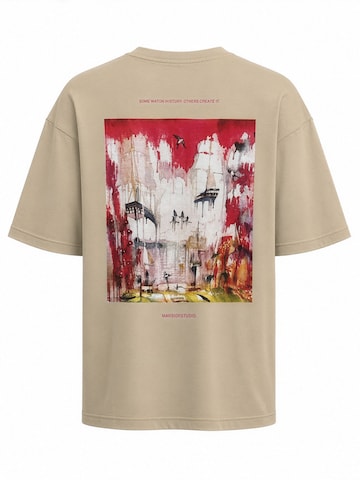 MARSIORSTUDIO. Shirt 'FLUVIUS' in Beige: front