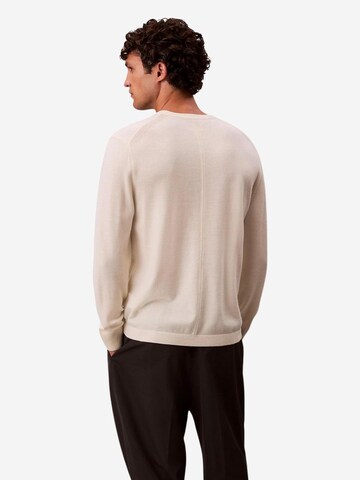 Calvin Klein Trui 'LS MERINO CREW LV04LB305G' in Beige