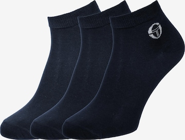 Sergio Tacchini Athletic Socks in Blue: front