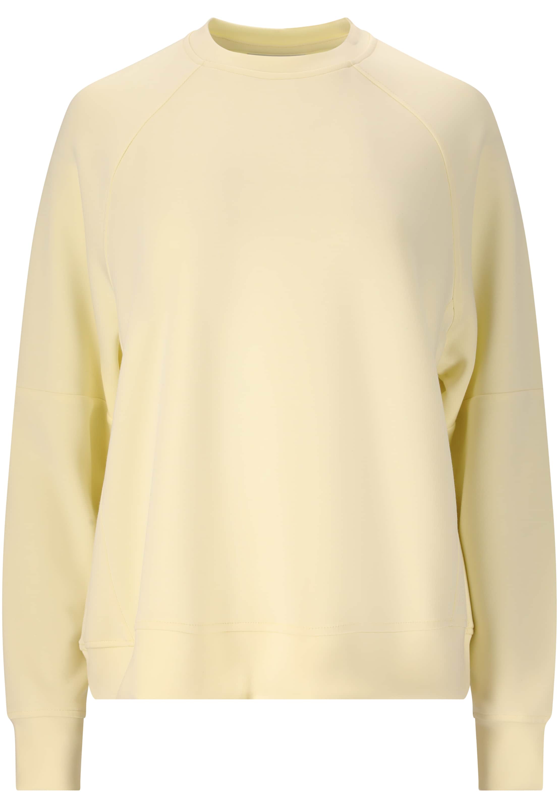 Athlecia Sweatshirt 'Jacey' in Gelb: Vorderseite