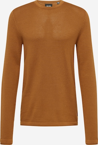 Only & Sons Regular fit Sweater 'PANTER' in Brown: front