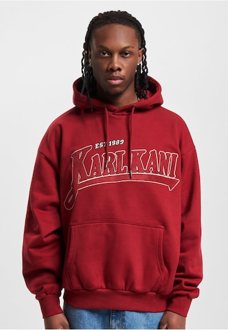 Sweat-shirt Karl Kani en rouge : devant