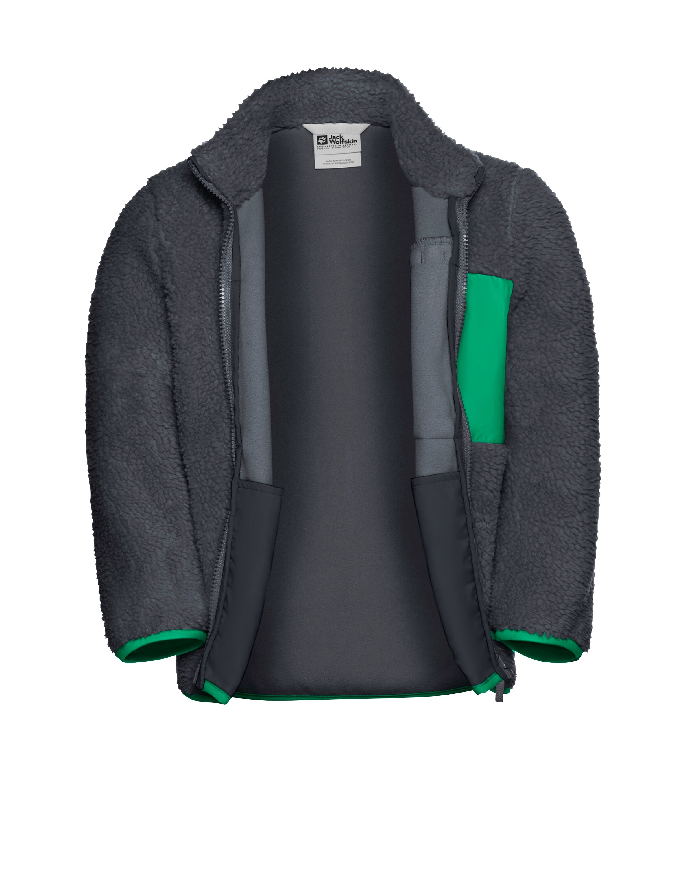 JACK WOLFSKIN Funktionsfleecejacke in Grau