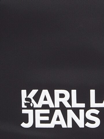 KARL LAGERFELD JEANS - Bolso de hombro ' ESSENTIAL ' en negro