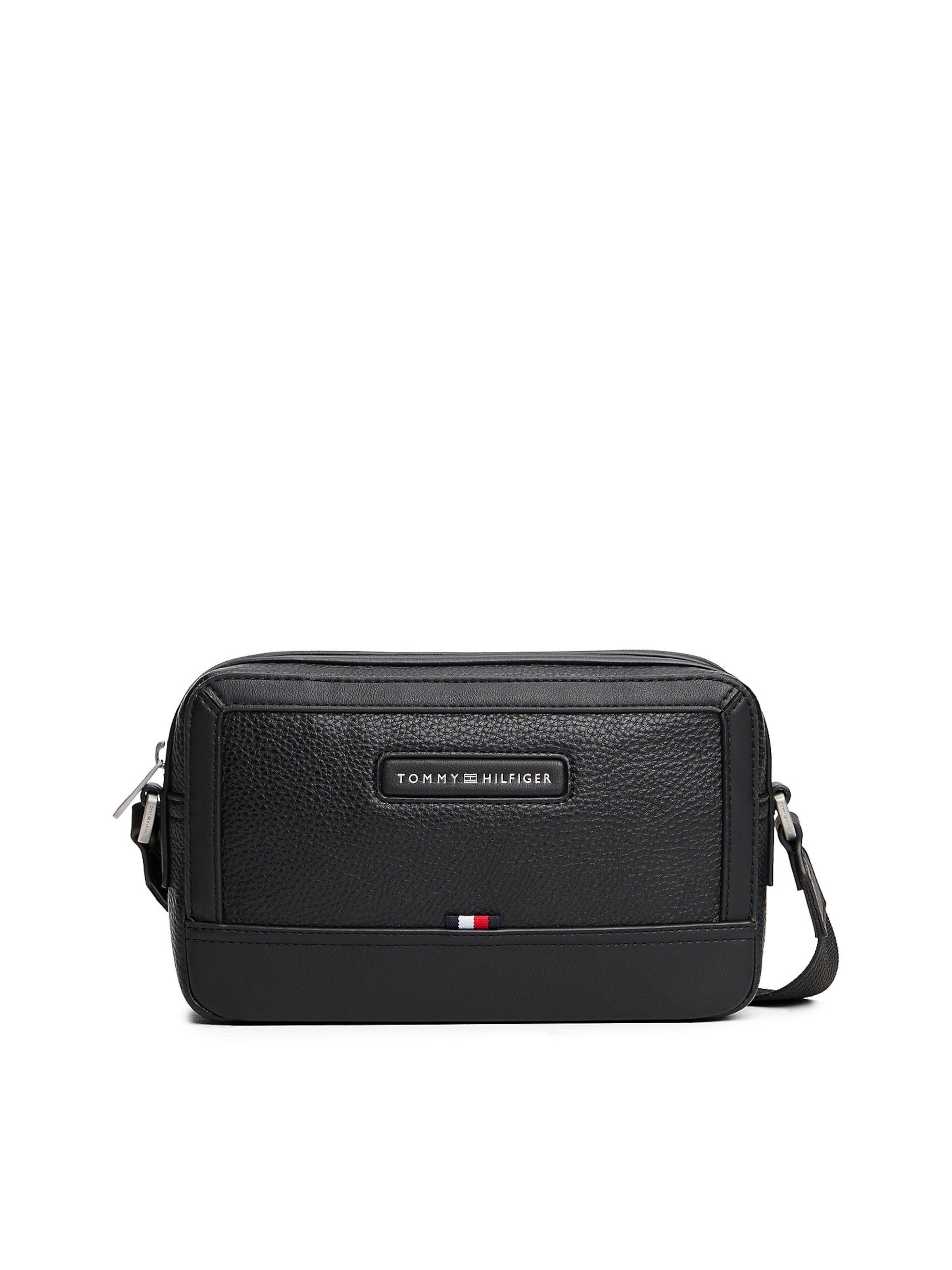 TOMMY HILFIGER Crossbody Bag in Black: front