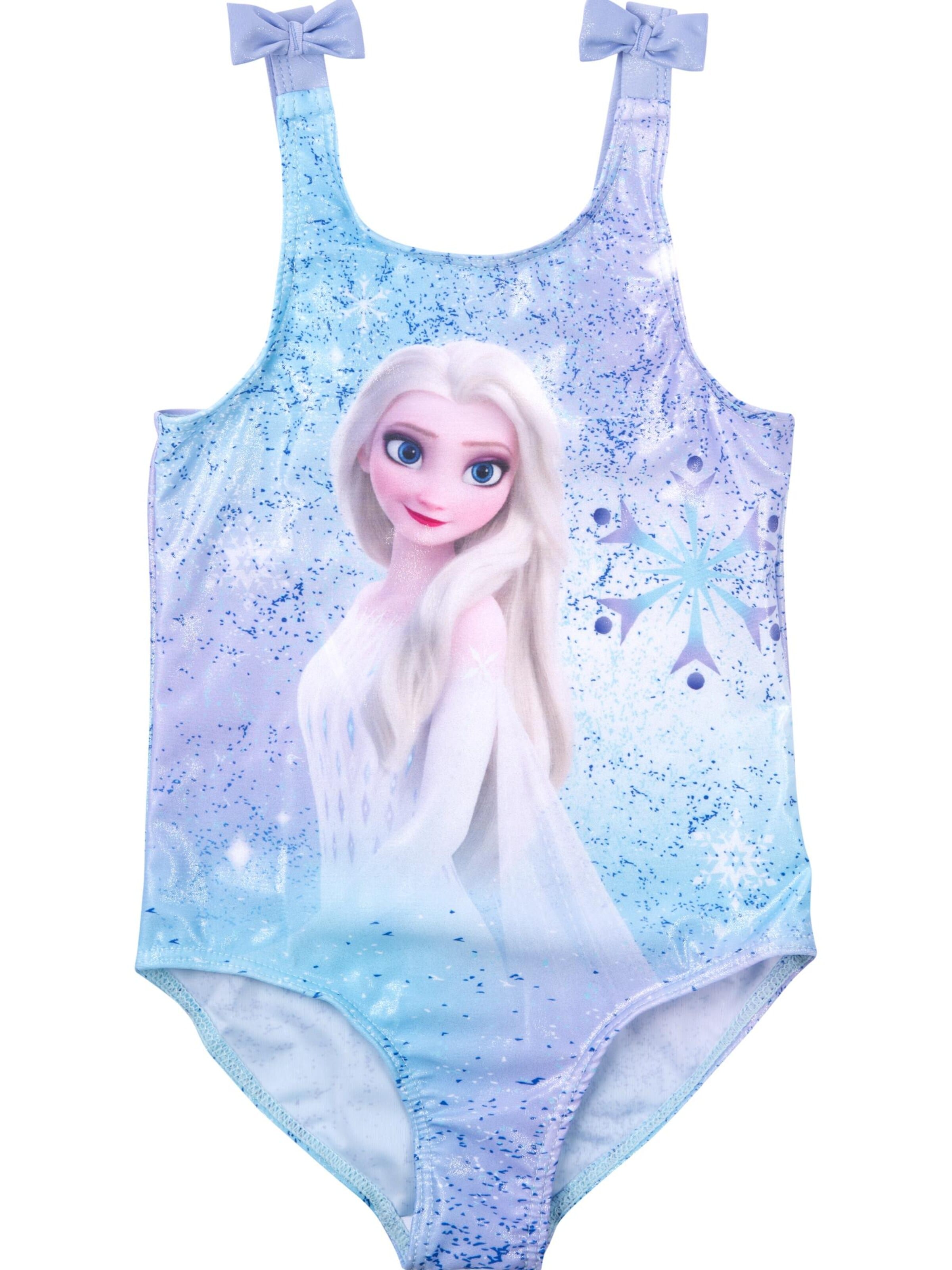 Disney Die Eiskönigin Swimsuit 'Elsa Frozen' in Blue: front