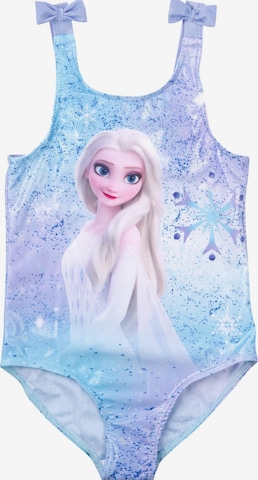Disney Die Eiskönigin Swimsuit 'Elsa Frozen' in Blue: front