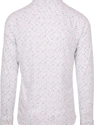 DESOTO Slim fit Button Up Shirt in White