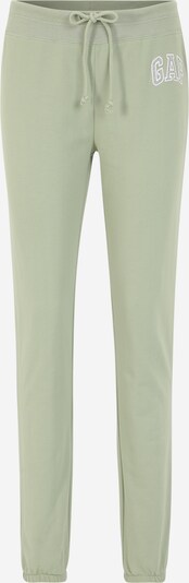 Gap Tall Calças em cinzento / verde claro / branco, Vista do produto