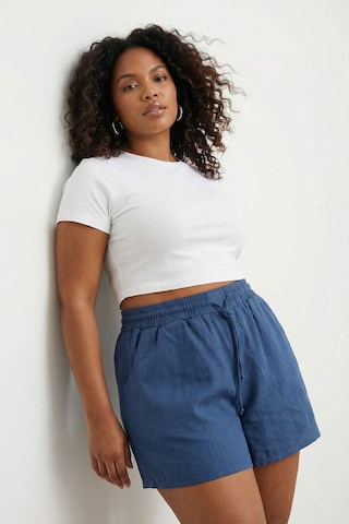 Trendyol Curve - regular Pantalón en azul