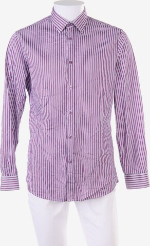 Madison Avenue Button Up Shirt in M in Purple: front