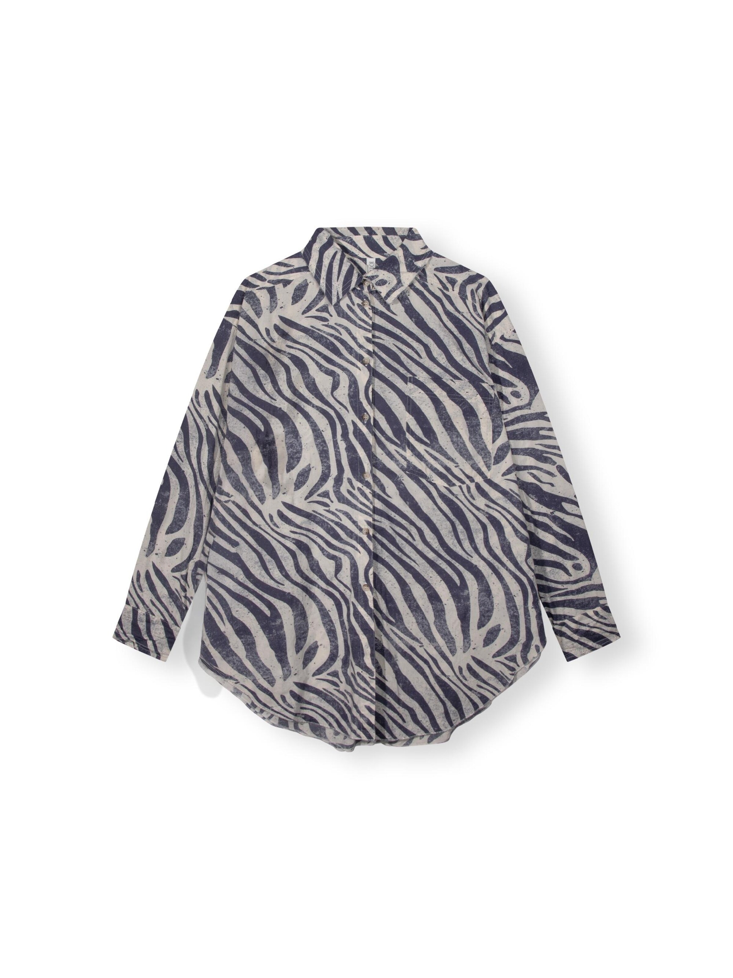 10Days Blouse in Blauw: voorkant