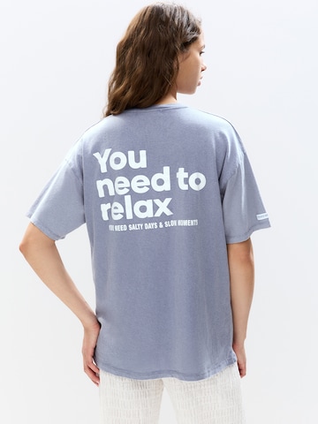 Maglietta di Pull&Bear in blu: frontale