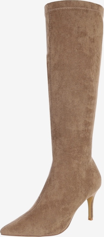 Ital-Design Stiefel in Braun: Vorderseite